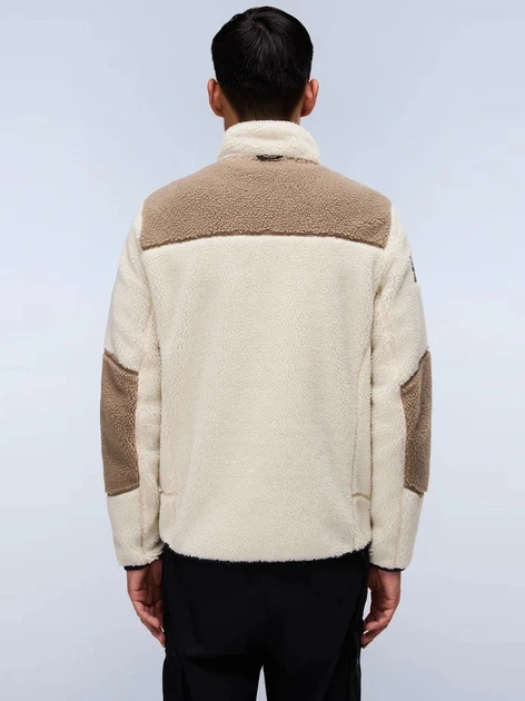 Kurtka przejściowa męska bez kaptura Napapijri NP0A4GNTMQZ1 M Mleczny/Brązowy - obraz 2