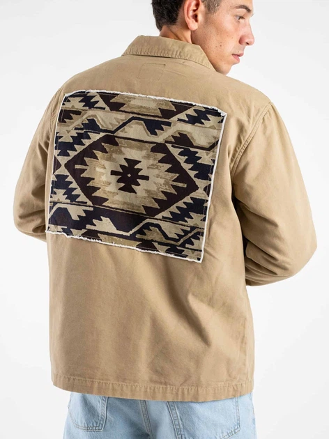 Koszula męska bawełniana Tooco TOCOM-FHW-BOSFORO-SAND XL Beżowa - obraz 2