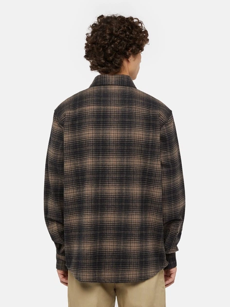 Сорочка бавовняна чоловіча Dickies DK0A4XGTMR11 L Коричнева (800070330903) - зображення 2