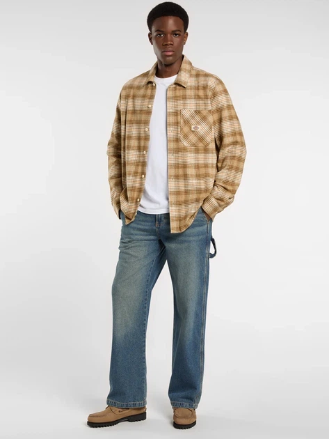 Сорочка бавовняна чоловіча Dickies DK0A8653L171 XL Світло-коричнева (800070348078) - зображення 3