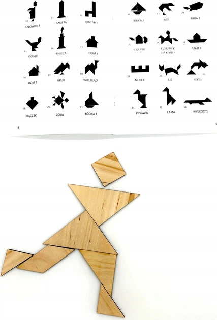 Gra planszowa Aleksander Srebrny Tangram terapeutyczno-rehabilitacyjna (5906018028713) - obraz 6
