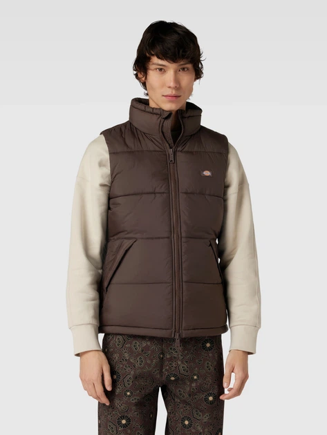 Bezrękawnik męski puchowy Dickies DK0A4Y2KD711 L Brązowy - obraz 1