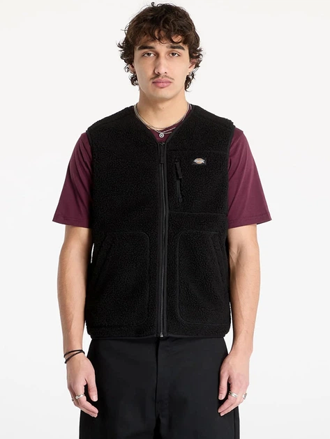 Bezrękawnik męski polarowy Dickies DK0A4YEGBLK1 XL Czarny - obraz 1