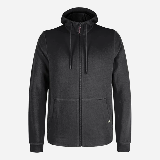 Bluza męska rozpinana streetwear z kapturem Montura MMAC33X-5029-90 L Czarna - obraz 1