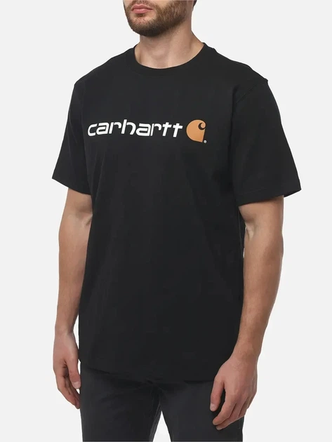 Koszulka męska bawełniana Carhartt 103361001 M Czarna - obraz 1