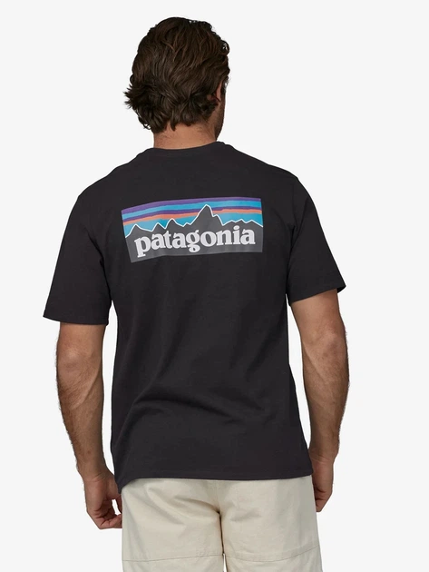 Футболка довга чоловіча Patagonia 38504-BLK L Чорна (800070265818) - зображення 2