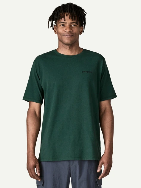 Футболка довга чоловіча Patagonia 38504-CASG XL Зелена (800070345421) - зображення 1