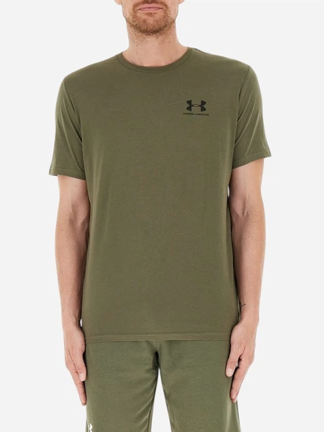 Футболка довга чоловіча Under Armour 77-1326799-0390 M Зелена (800070331083) - зображення 1