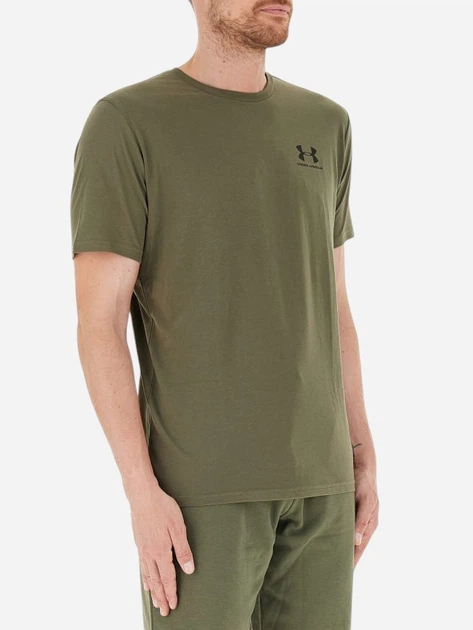 Футболка довга чоловіча Under Armour 77-1326799-0390 M Зелена (800070331083) - зображення 3