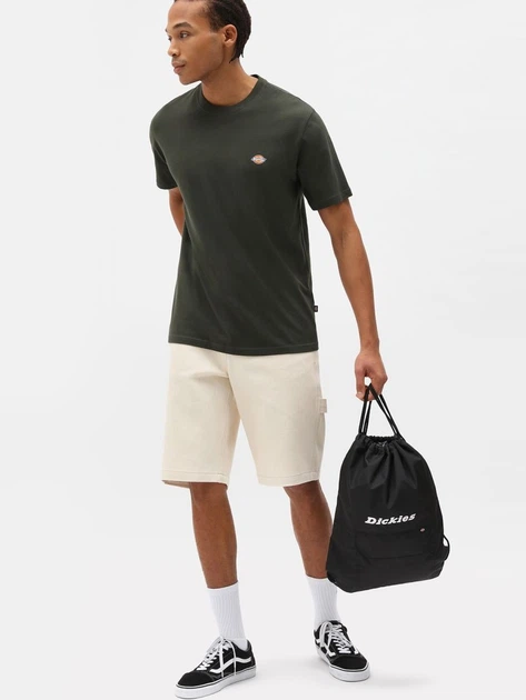 Koszulka męska bawełniana Dickies DK0A4XDBOGX1 L Ciemnozielona - obraz 3