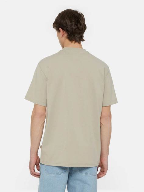 Koszulka męska basic Dickies DK0A4YAISS01 L Beżowa - obraz 2