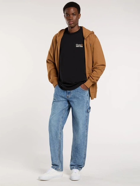 Футболка довга бавовняна чоловіча Dickies DK0A87QNBLK1 M Чорна (800070348160) - зображення 3