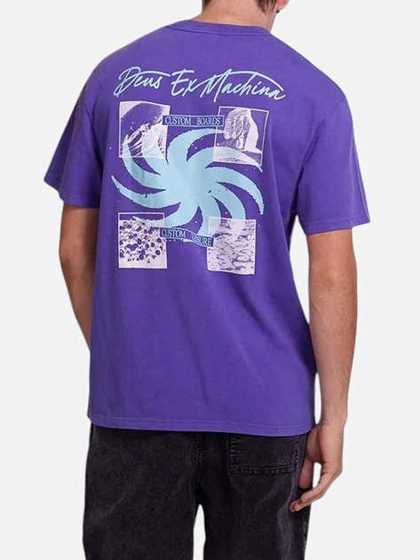 Футболка довга чоловіча Deus Ex Machina DMP241296A-DEB L Фіолетова (800070323606) - зображення 2