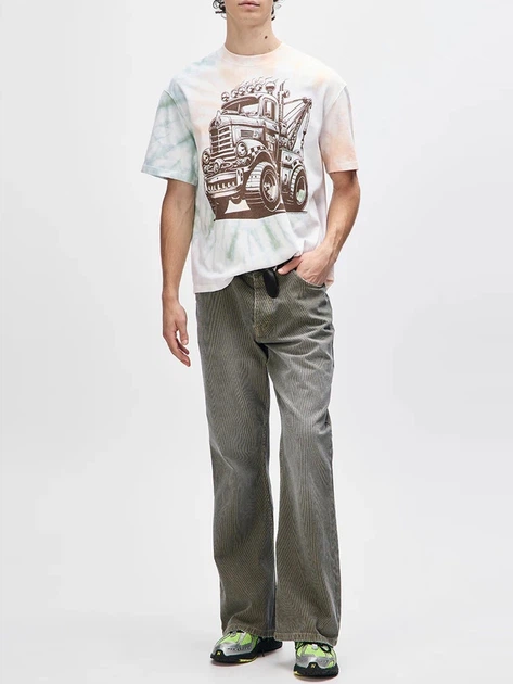 Koszulka męska bawełniana Deus Ex Machina DUF254541-MPA S Mleczna - obraz 3