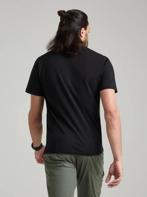 Koszulka męska bawełniana Montura MTGC42X-5028-90 S Czarna - obraz 2