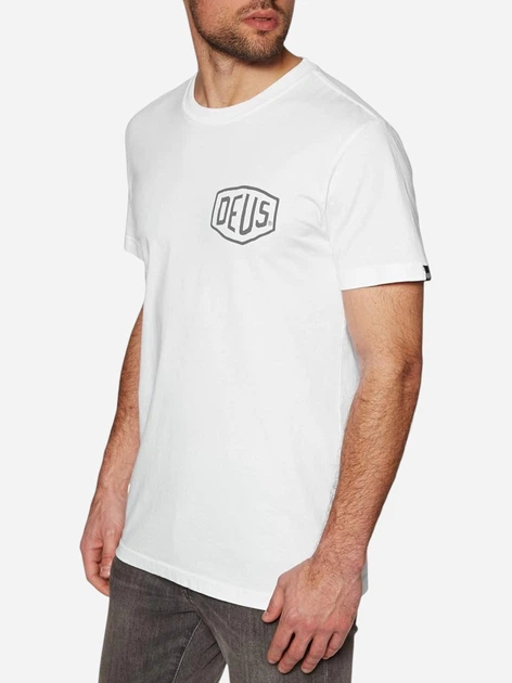 Футболка довга бавовняна чоловіча Deus Ex Machina T_DMW41808R-WHT L Біла (800070340700) - зображення 1