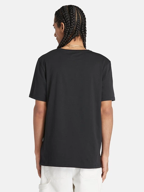 Koszulka męska bawełniana Timberland TB0A5UBF0011 S Czarna - obraz 2