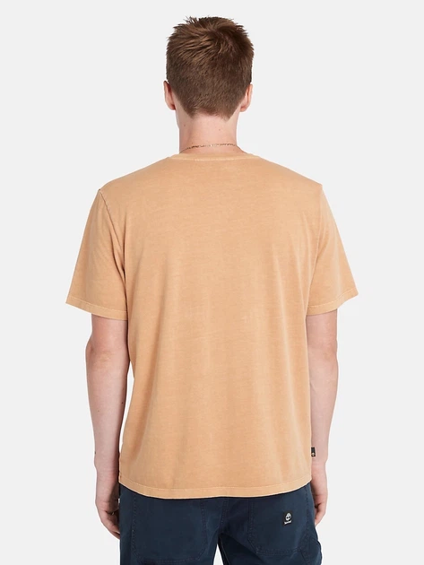 Koszulka męska bawełniana Timberland TB0A5UEKP471 M Jasnopomarańczowa - obraz 2