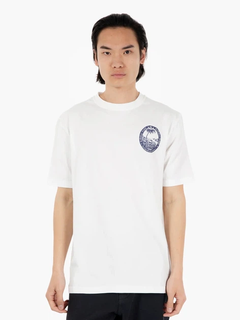 Koszulka męska bawełniana Tooco TOCOM-TSR-GR-OFF-WHITE L Biała - obraz 1