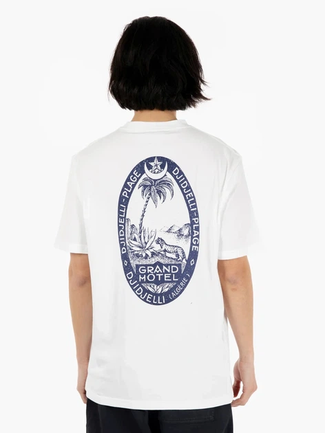 Koszulka męska bawełniana Tooco TOCOM-TSR-GR-OFF-WHITE L Biała - obraz 2