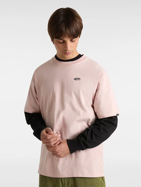 Koszulka męska bawełniana Vans VN000P50O3N1 XL Jasnoróżowa - obraz 1