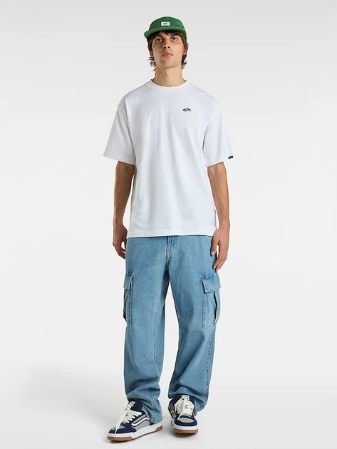 Koszulka męska bawełniana Vans VN000P50YB21 L Biała - obraz 3