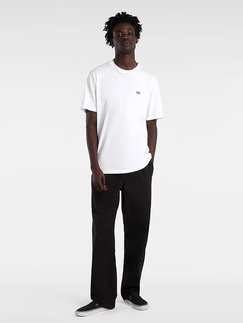 Футболка довга бавовняна чоловіча Vans VN0A3CZEYB21 M Біла (800070339195) - зображення 3