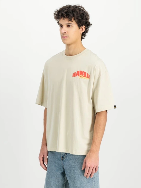 Koszulka męska bawełniana Alpha Industries X156525-300 XL Mleczna - obraz 1