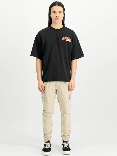 Koszulka męska bawełniana Alpha Industries X156535-03 M Czarna - obraz 3