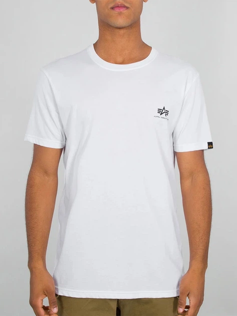 Koszulka męska bawełniana Alpha Industries X188505-09 L Biała - obraz 1