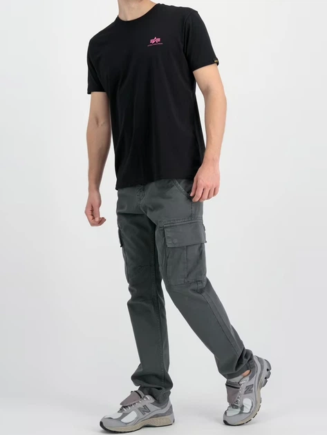 Koszulka męska bawełniana Alpha Industries X188505-693 S Czarna - obraz 2