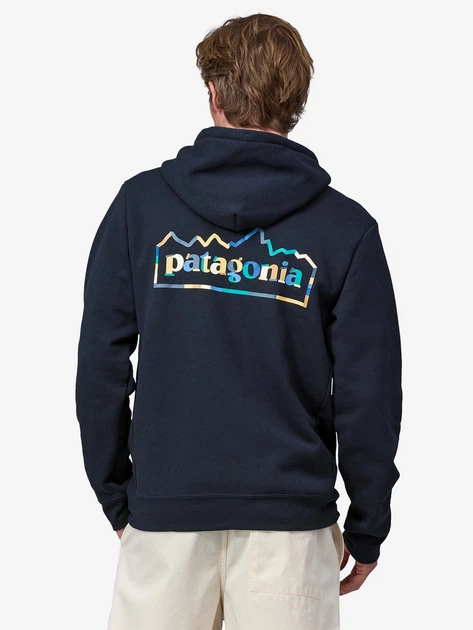 Bluza męska z kapturem kangurka Patagonia 39694-NENA M Niebieska - obraz 2