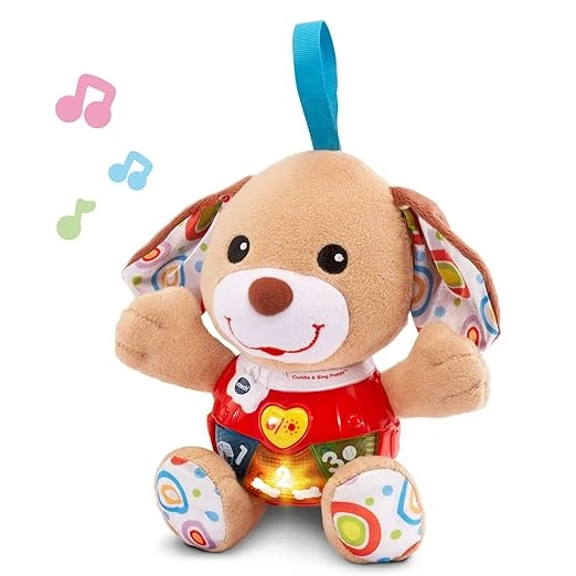 Zabawka interaktywna Vtech Baby Little Singing Puppy (edycja angielska)(3417765023033) - obraz 3