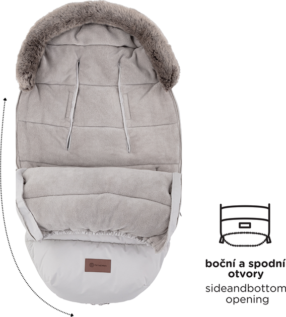 Śpiworek zimowy Petite&Mars Comfy 4 w 1 Forever Black (8596202002673) - obraz 14