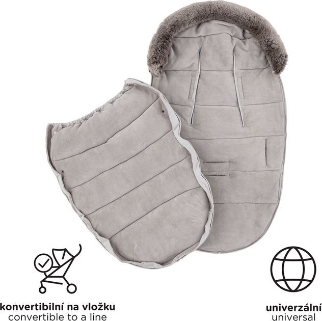 Śpiworek zimowy Petite&Mars Comfy 4 w 1 Veritable Khaki (8596202007272) - obraz 14