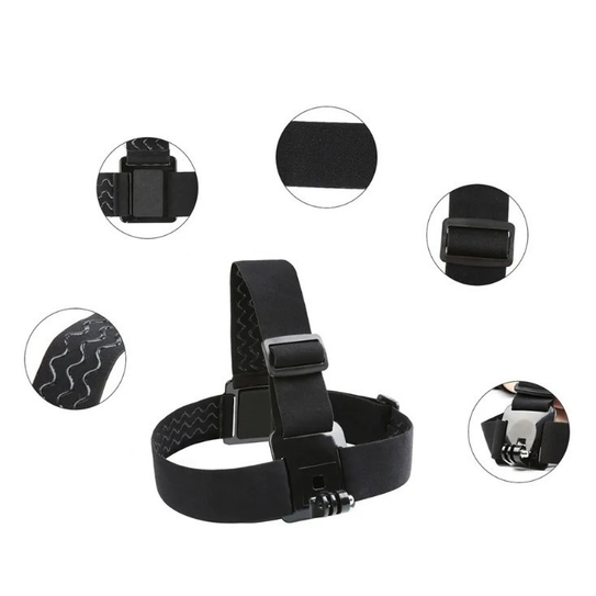 Набор аксессуаров для телефона и экшн-камеры GoPro, SJCAM, Eken, Xiaomi крепления на голову на грудь 6в1 (2824922840) - изображение 6