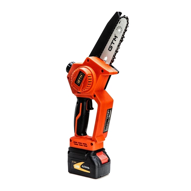 Цепная пила GTM CS18/127BL, 18В, шина 5/12,7см, 4Ah (CS18/127BL KIT) - изображение 2