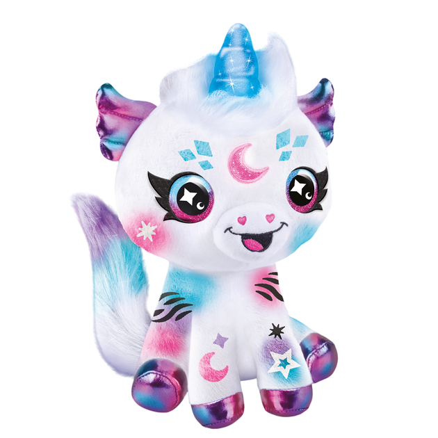 Набір Canal Toys DIY Airbrush Plush Єдиноріг Космік с сяючим рогом (3555801455292) - зображення 6
