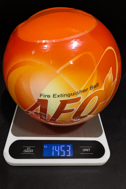 Автоматический огнетушитель AFO Fire Ball 1,3 кг порошковый противопожарный шар для автомобиля, дома, офиса или склада (017) - Фото 4 Автоматический огнетушитель AFO Fire Ball 1,3 кг порошковый противопожарный шар для автомобиля, дома, офиса или склада (017) - изображение 4