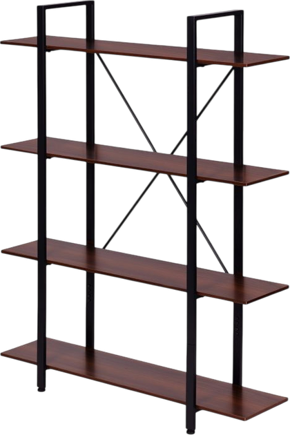 Стелаж ModernHome by Multistore лофт 4 полиці металевий каркас S-04A (5905817008704) - зображення 3