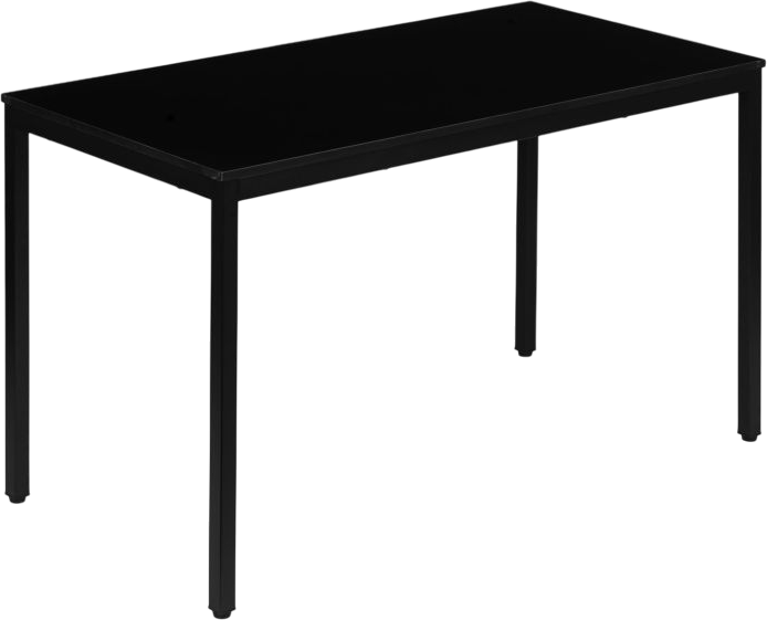 Stół do jadalni ModernHome by Multistore 120 x 60 cm Czarny (NORD-BC) - obraz 1