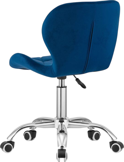 Крісло обертове Leobert офісне оксамит Темно-синє (model_3669_1-AVOLA-DORY21) - зображення 5