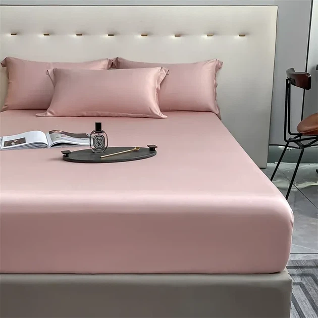 Простыня на резинке Softable Fabric 150×200 + 2 наволочки , розовый— мягкая, плотная, комфортная (KT7006022) - Фото 8 Простыня на резинке Softable Fabric 150×200 + 2 наволочки , розовый— мягкая, плотная, комфортная (KT7006022) - изображение 8