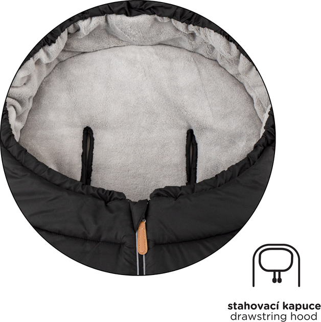 Śpiworek zimowy Petite&Mars Jibot 3 w 1 Ink Black (8595640905096) - obraz 11