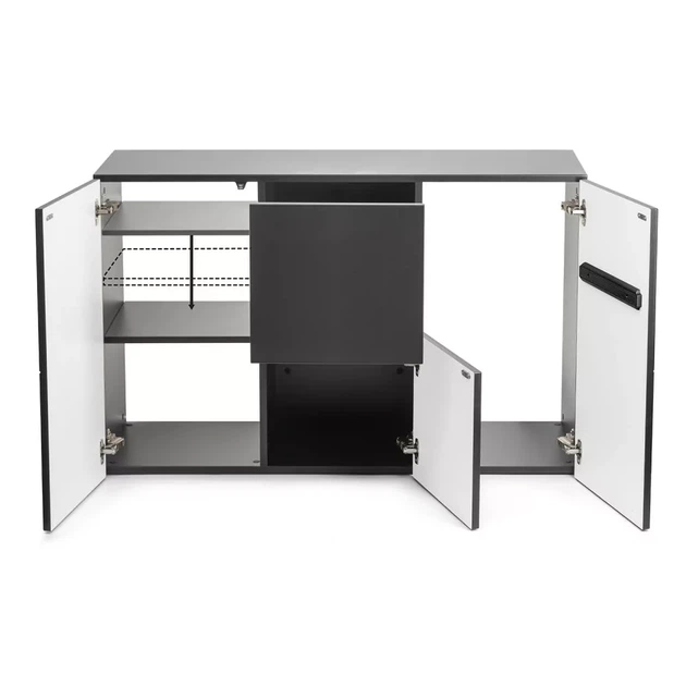 Шафа під акваріум AQUAEL 132379 преміум 120 x 40 x 78 см Чорна (5905546341578) - зображення 4