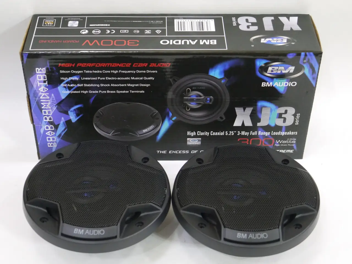 Автоакустика 5" (13 см) 300W 3-х смугові колонки круги динаміки BOSCHMANN BM AUDIO XJ3-553B - изображение 6
