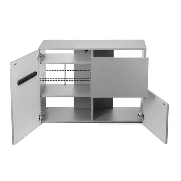 Szafka do akwarium AQUAEL 132382 premium 100 x 40 x 78 cm Szara (5905546341608) - obraz 4