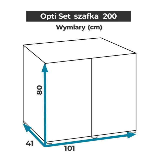 Шафа під акваріум AQUAEL 132637 з дверима 101 x 41 x 80 см Сіра (5905546342384) - зображення 13