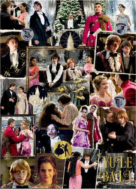 Пазл DoDo Hard-M Harry Potter. Праздничный бал 450 элементов (4823115912947) - изображение 2