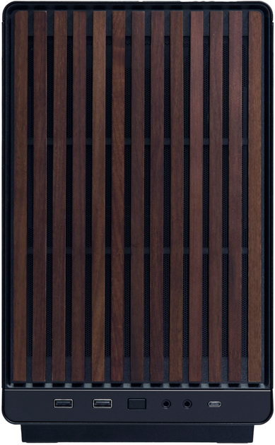 Корпус Lian Li A3 mATX / ITX Wooden Front Panel Black (G99.A3X-WD.00) - зображення 2